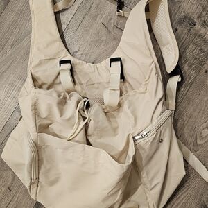 Beige Utility Backpack